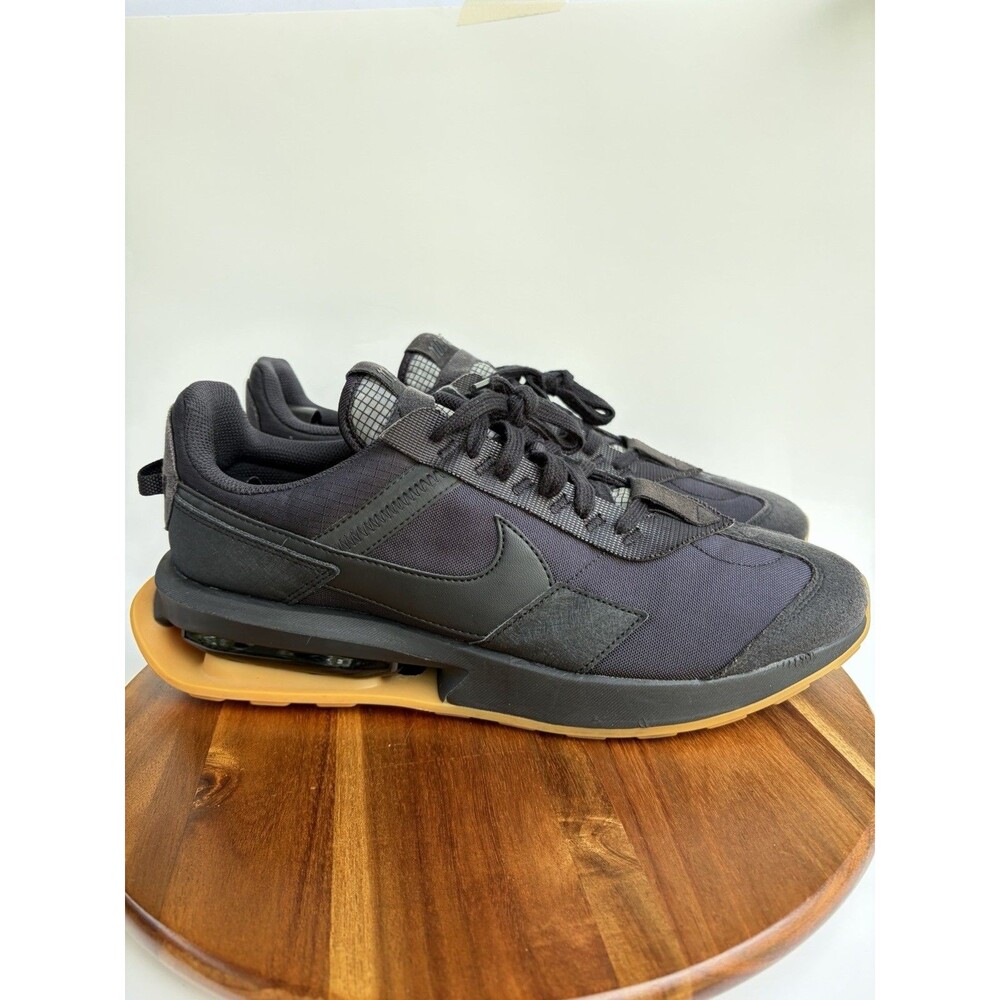 Nike Air Max Pre-Day Mens Size 14 Triple Black Gum Sneakers Shoes DZ4397-001